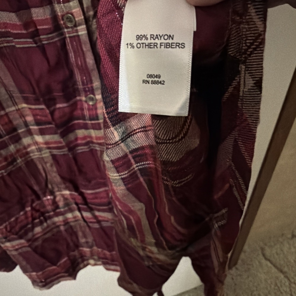 Catherines Button Down Shirt Size 3X Long Sleeve - Picture 7 of 8